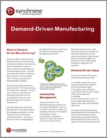 Thought Leadership: What is Demand-Driven Manufacturing?