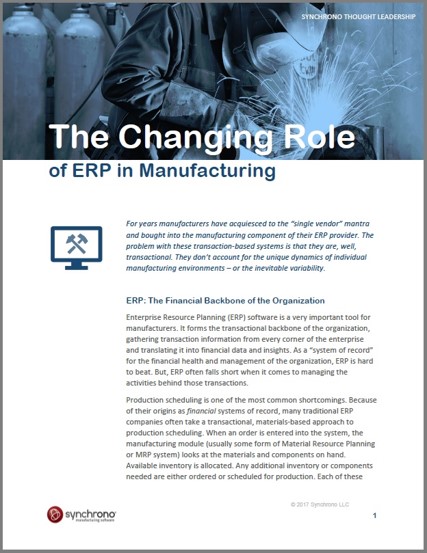 ERPChanging_Cover The Changing Role of ERP in Manufacturing