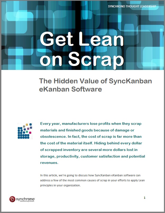 Cover Get Lean on Scrap