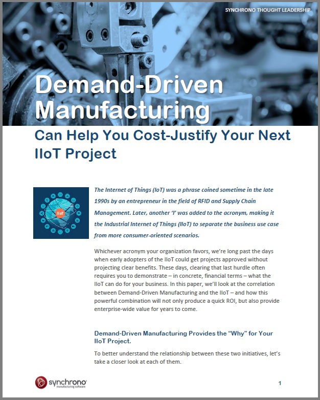 POS_DDMandIIOT_Cover The IIoT and demand driven manufacturing